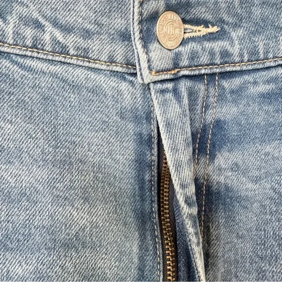 New MOTHER Superior The Weekender Slice Flare Jeans Medium Blue 33 - Picture 14 of 17